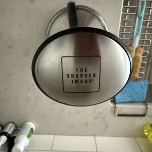 The Sharper Image Silver counter Mount paper towel holder
